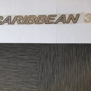 Caribbean 35 AFT Hull side Decal Set